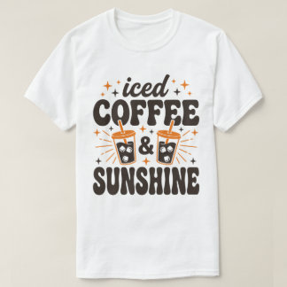 Camiseta café con hielo sol verano vibraciones 