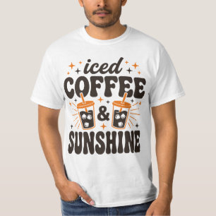 Camiseta café con hielo sol verano vibraciones 
