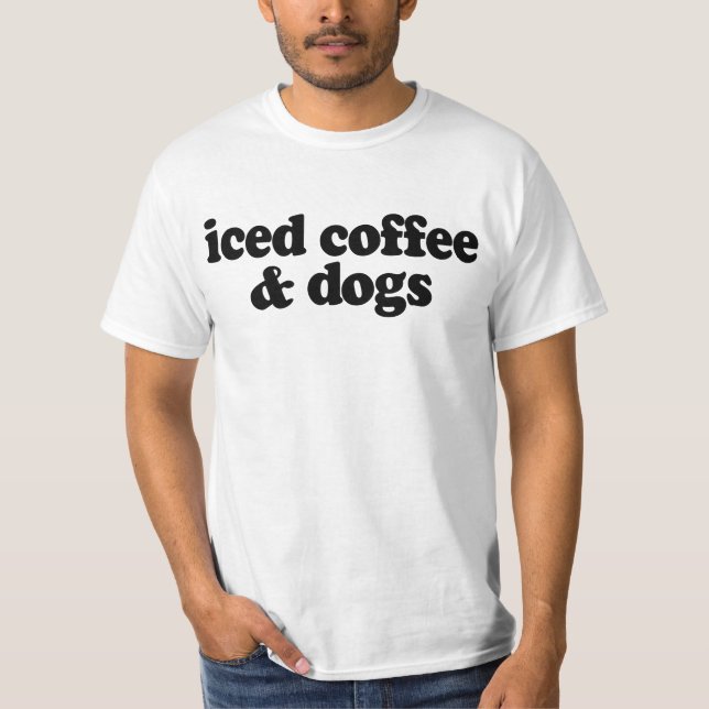 Camiseta Café con Hielo y Perros (Anverso)