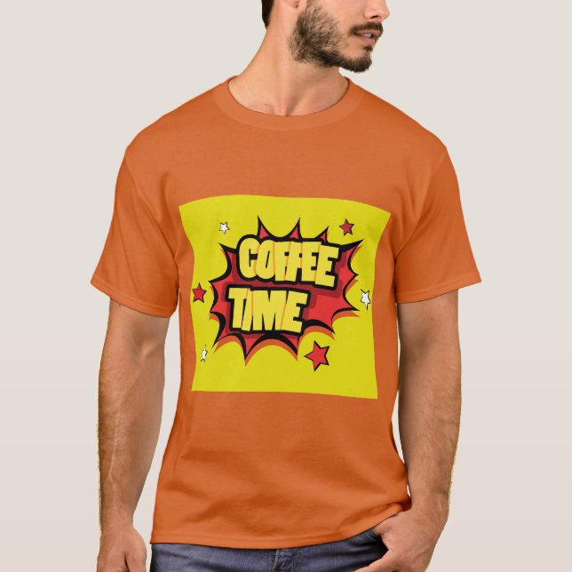 Camiseta Café con Personalizado Splat (Anverso)