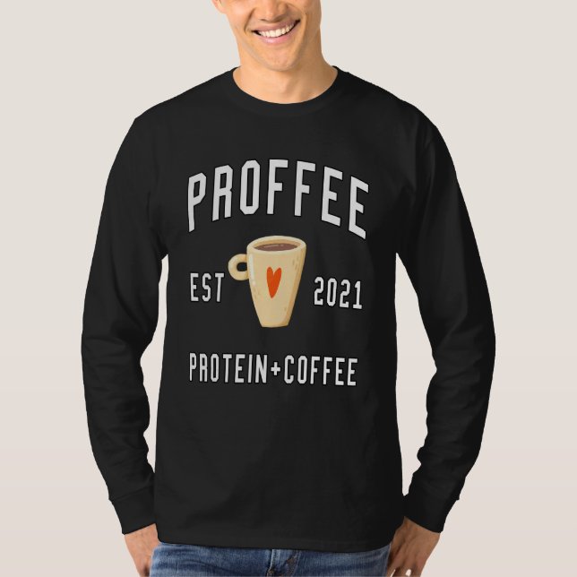 Camiseta café con proteínas proffee (Anverso)