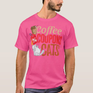 Camiseta Café Coupons GatosCouponingfor Couponer