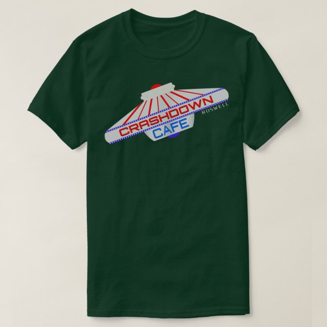 Camiseta Cafe Crashdown 2000 (Diseño del anverso)