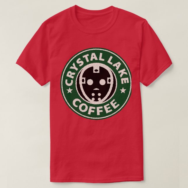 Camiseta Café Crystal Lake (Diseño del anverso)