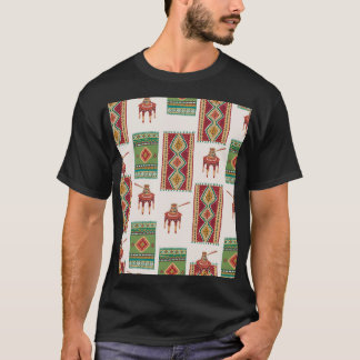 Camiseta Café de alfombras de Estambul: Patrón de cosecha