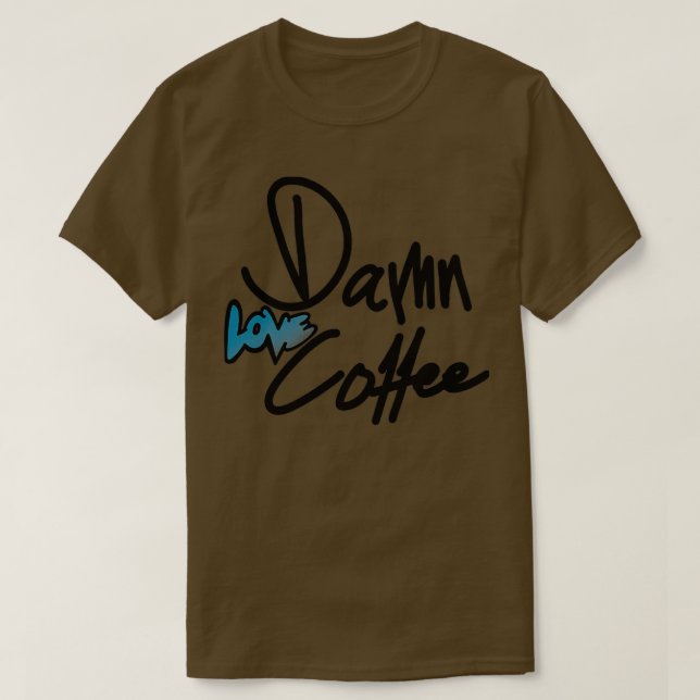 Camiseta Café de amor 5 (Diseño del anverso)