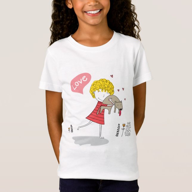 Camiseta Café de amor para gato (Anverso)