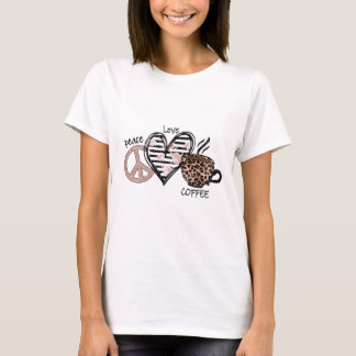 Camiseta Café de amor por la paz 
