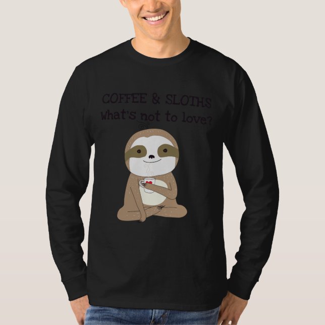 Camiseta Café De Animales Cutetos Y Eslogans (Anverso)