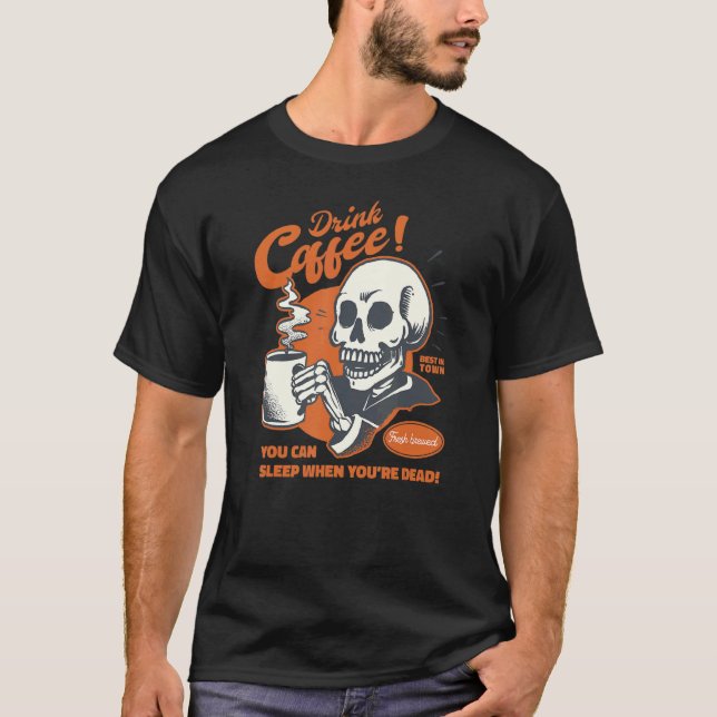 Camiseta Café de bebida vintage 1 (Anverso)