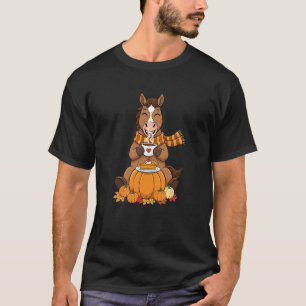 Camiseta Café de Caballo Divertido Acción de Gracias de Oto