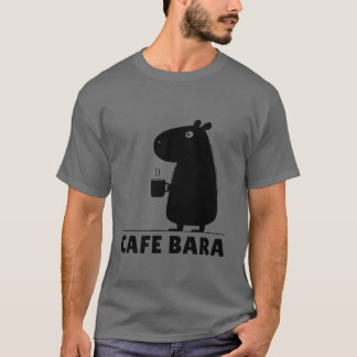 Camiseta Café de Capybara Cafe Bara Divertido Capy Lindo Ca