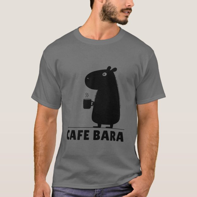 Camiseta Café de Capybara Cafe Bara Divertido Capy Lindo Ca (Anverso)