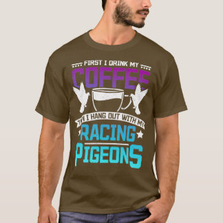 Camiseta Café de Carreras de palomas