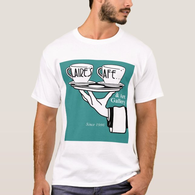 Camiseta Café de Claires y galería de arte (Anverso)