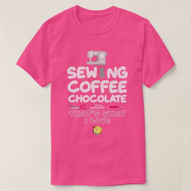 Camiseta café de costura chocolate tejer a mamá Abuela (Diseño del anverso)