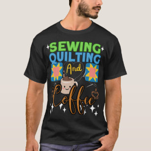 Camiseta Café de Costura y Quilting - Novedad para Costurer