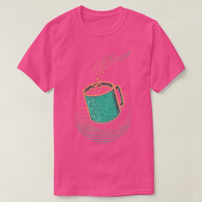 Camiseta Café de ensueño (Diseño del anverso)