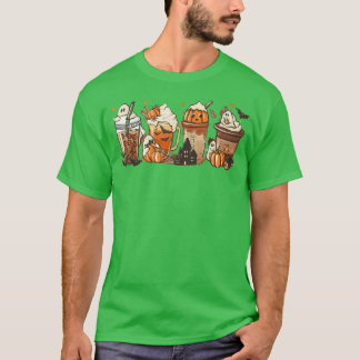 Camiseta Café de especias de calabaza de calabaza para otoñ