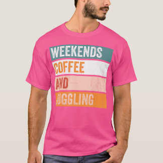 Camiseta Café De Fin De Semana Y Malabarismo Pasatiempo Div