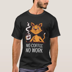 Camiseta Café de gato grano de café hombres mujeres