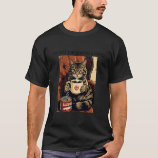Camiseta Café de Gatos y Sardinas Esto No es el Catnip de T