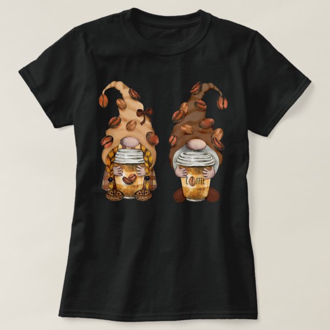 Camiseta Café de Gnomes Coffee Funny Caffeine Hombres Mujer (Diseño del anverso)