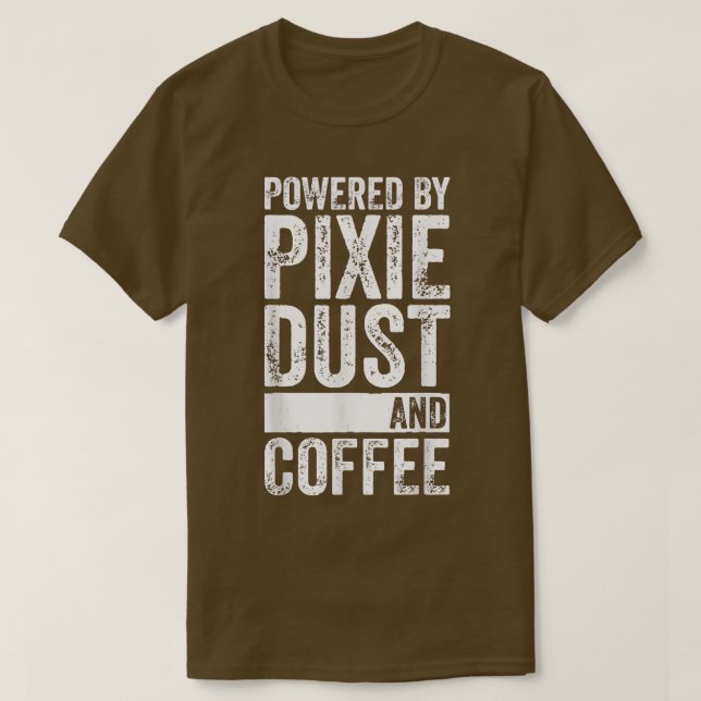 Camiseta Café De Hadas Con Amante De Piie Dust Y Coffe (Diseño del anverso)
