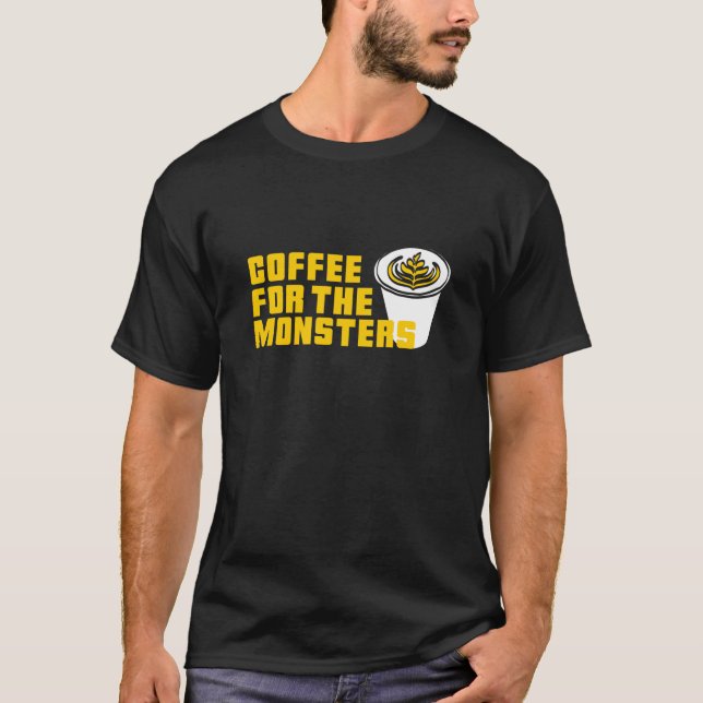 Camiseta CAFÉ DE Halloween PARA EL Zombies Zombies Latte Cu (Anverso)