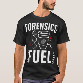 Camiseta Café de Investigación Forense Ciencia Forense Inv