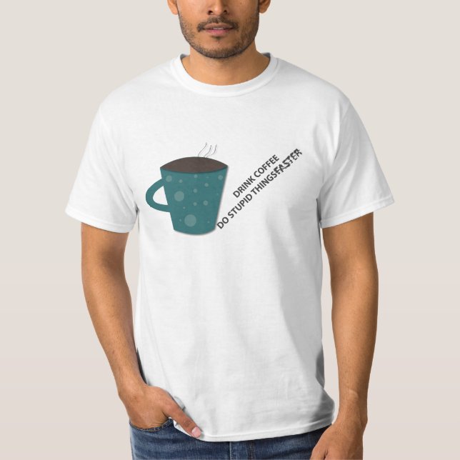Camiseta Café de la bebida (Anverso)