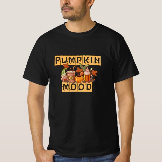 Camiseta Café de la Caída del Ánimo de la Calabaza (Anverso)