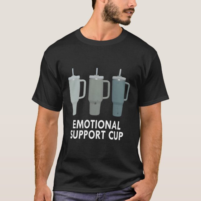 Camiseta Café de la Copa de Apoyo Emocional (Anverso)