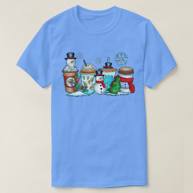 Camiseta Café de la especia de calabaza Latte otoño tempora (Diseño del anverso)