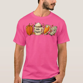Camiseta Café de la especia de calabaza Latte otoño tempora