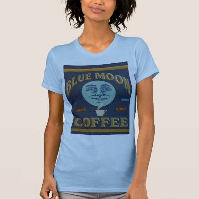 Camiseta Café de la luna azul (Anverso)