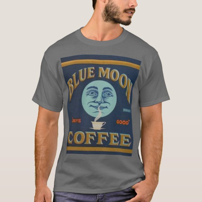 Camiseta Café de la luna azul (Anverso)