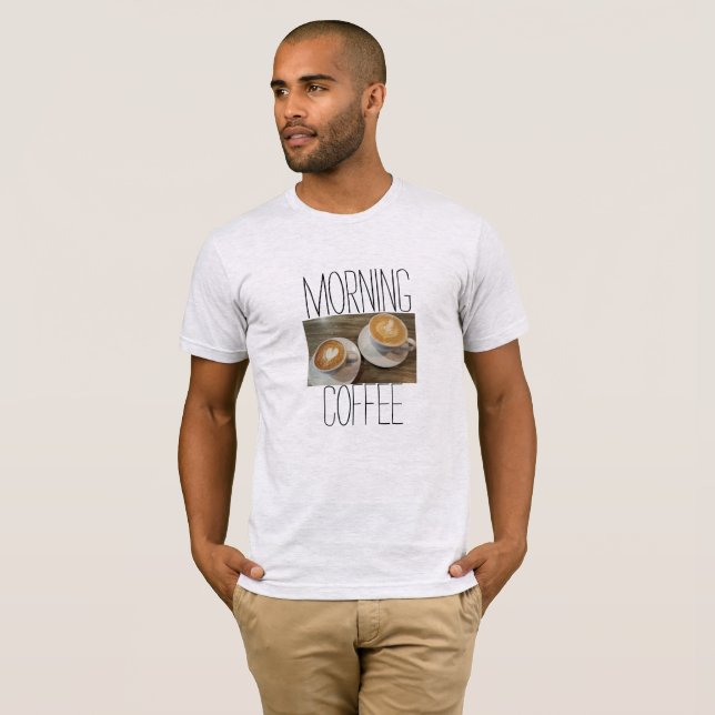 Camiseta Café de la mañana (Anverso completo)