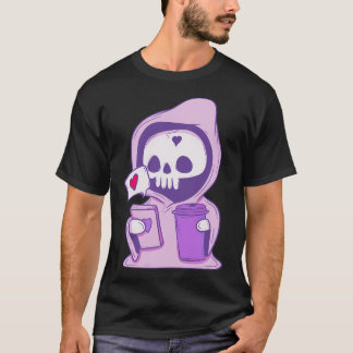 Camiseta Café De La Mañana Y Hora Del Teléfono