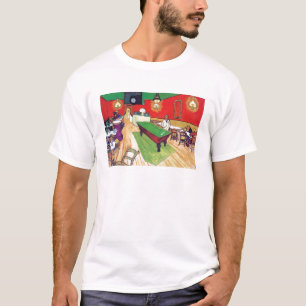 Camiseta Café de la noche en Arles de Vincent van Gogh