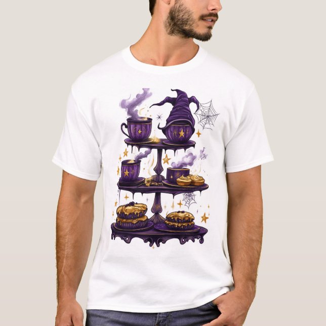 Camiseta Café de la Poción de la Bruja (Anverso)
