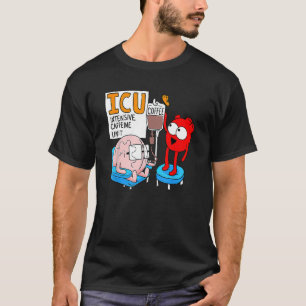 Camiseta Café De La Unidad De Cafeína Intensiva Icu