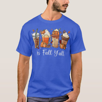 Camiseta Café de las especias de calabaza lata su otoño oto