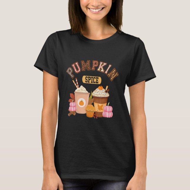 Camiseta Café de lata de especias de calabaza Halloween Hel (Anverso)