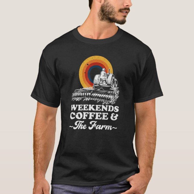 Camiseta Café De Los Fines De Semana Y La Granja (Anverso)