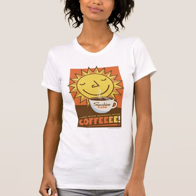 Camiseta Café de mezcla Sunshine (Anverso)