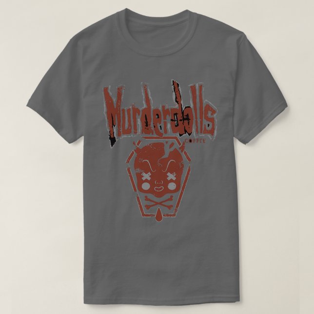 Camiseta Café de Murderdolls  (Diseño del anverso)