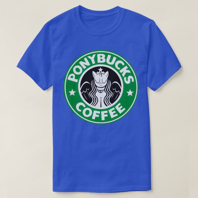 CAMISETA CAFÉ DE PONYBUCKS (Diseño del anverso)
