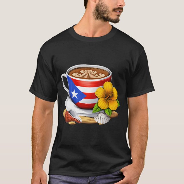 Camiseta Café de Puerto Rico (Anverso)