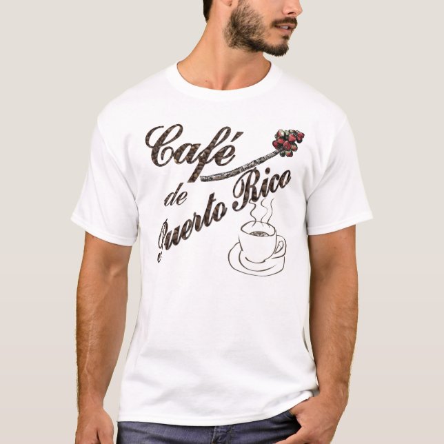 Camiseta Café de Puerto Rico (Anverso)